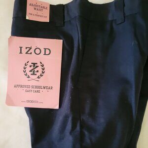 Izod NWT Adjustable waist 6X Navy shorts. Mixed Bin Z30